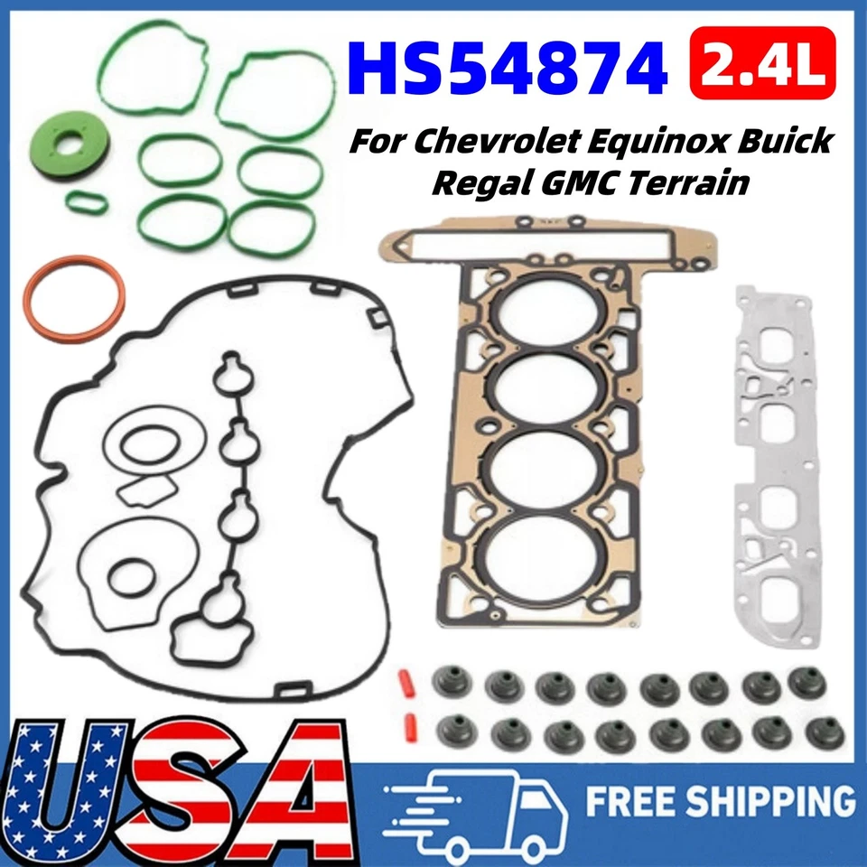 Nuevo kit de junta de culata de 2,4 L #HS54874 para Chevrolet Equinox Buick Regal GMC Terrain Foto 1 de 4