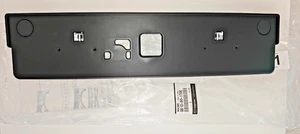 Soporte de placa de matrícula de parachoques delantero genuino Mazda 6 GH 2008-2012 plástico negro - Imagen 1 de 2
