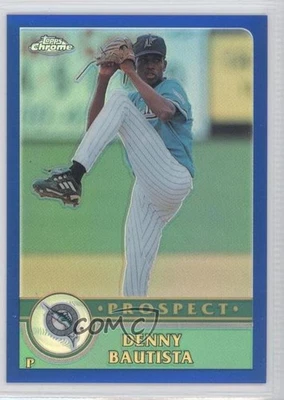 2003 Topps Chrome Traded & Rookies Refractor Denny Bautista #T143 - Image 1 of 2
