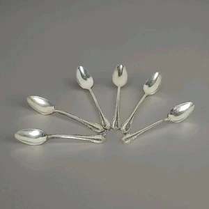 1847 Rogers Brothers Silverplate REMEMBRANCE 6" Dessert, Teaspoons (Lot of 6) - Picture 1 of 10