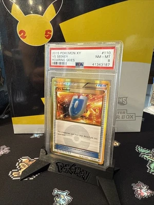VS Seeker 110/108 - Roaring Skies Gold Secret Rare Graded Pokemon Card PSA 8 - Image 1 of 2