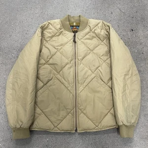 Vintage Eddie Bauer Down Quilted Bomber Jacket Mens Size Small - Picture 1 of 6