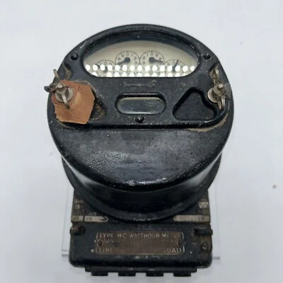 Medidor de vatio hora tipo HO Sangamo Electric Company carga de línea Foto 1 de 4