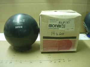 14 POUND Ebonite 1988 MAXIM IV SUPREME Rubber Bowling Ball - Picture 1 of 13