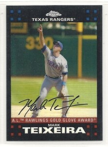 2007 Topps Chrome Baseball Refractors - #264 - Mark Teixeira - Texas Rangers