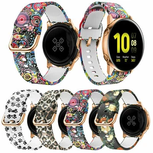 20/22mm silicone Band Strap for Samsung Galaxy Watch 42/46mm 40/44mm Active 2 S3 - Picture 1 of 61