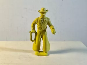 Marx 1950's 60mm Western Cowboy from Roy Rogers playset. Yellow. - Picture 1 of 1