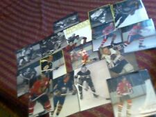  A LOT OF 16 NHL 1960,S & 1970,S LAMAINATING STAR PLAYER  PHOTOS