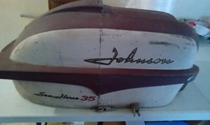 1950s Johnson Seahorse 35 Outboard Boat Motor Cover - Picture 1 of 16