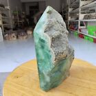 1740G Cube Pyrite And Green Fluorite Paragenesis Obelisk Quartz Crystal Wand