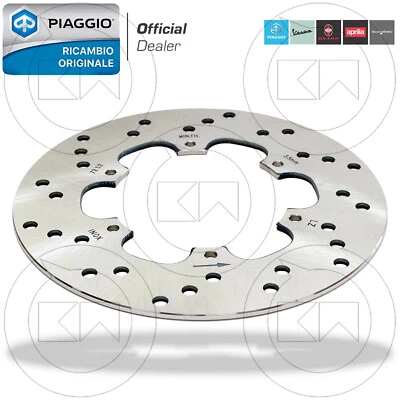 DISCO FRENO ANTERIORE ORIGINALE PIAGGIO Vespa GTS 300 IE HPE ABS E5 2020-2022 - Immagine 1 di 3