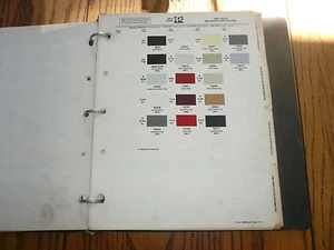 1986 Isuzu Ditzler Imported Color Chip Paint Sample -  - Picture 1 of 1