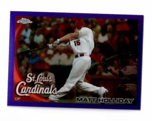 Topps 2010 cromo púrpura refractor - termina tu conjunto - tú eliges - Imagen 1 de 62