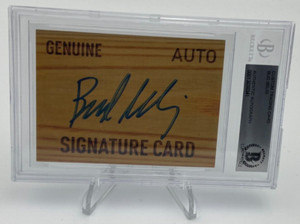 Commish BUD SELIG CUT AUTO Signed BECKETT AUTHENTIC Autograph Card MLB BASEBALL