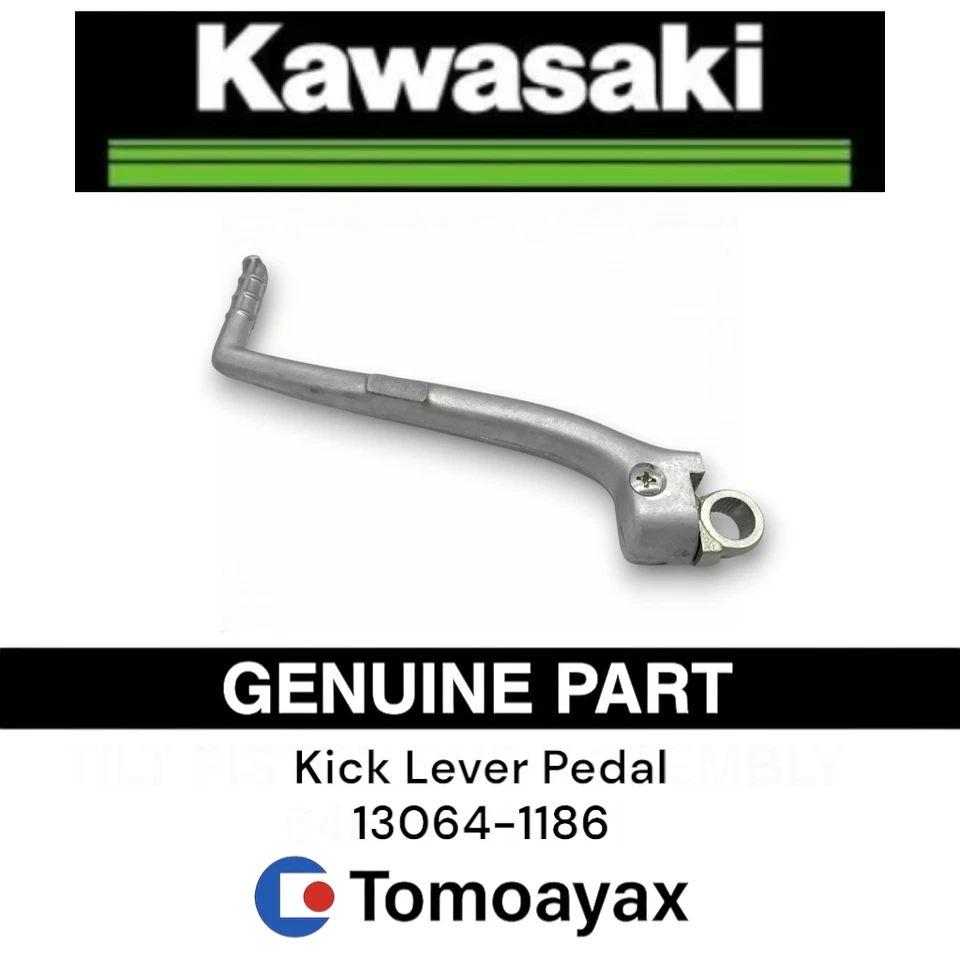 13064-1186 KAWASAKI Kick Lever Pedal KX250 1999 Genuine OEM Part From Japan - Image 1 of 1