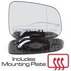 Wing Door Mirror Glass Volvo V50 Estate 2010-2013 Heated Aspherical Drivers Side