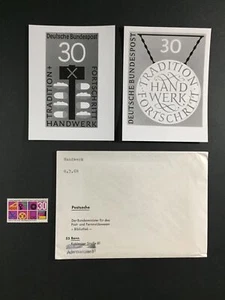 RFA FOTO ENSAYO 1968 553 ARTESANÍA 2 DISEÑOS COMPLETOS!!! ¡BORRADOR RARO!!! e2039 - Imagen 1 de 3