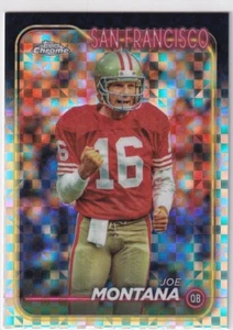 2024 Topps Chrome - Joe Montana #177 X-Fractor - Bild 1 von 2