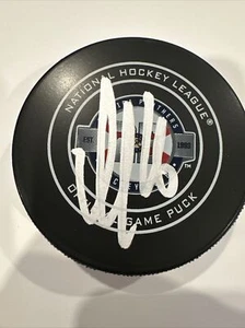 Aleksander Barkov Florida Panthers Autografiado Juego Oficial Disco Firmado 25 Años - Imagen 1 de 3