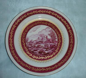 Plato, plato decorativo, pintado a mano, Francia Edme Samson a' la main - Imagen 1 de 1