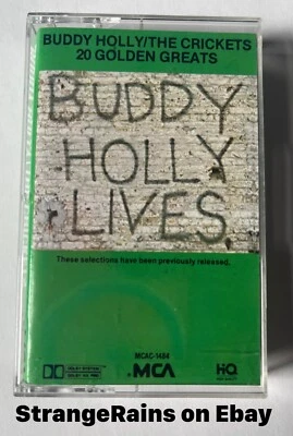 Buddy Holly / The Crickets 20 Golden Greats -  Cassette Tape - PLAY TESTED - Image 1 of 4