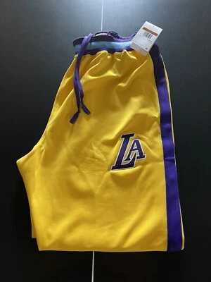 Nike NBA Authentic Los Angeles Lakers Warm Up Pants Sz 2XL-Tall DA8125-728 - Image 1 of 4