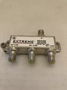 Extreme 3-Way Balanced HD Digital High Performance Coax Cable Splitter BDS103HB - Picture 1 of 2
