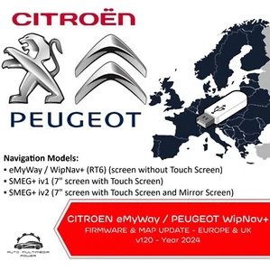 2024 Citroen eMyWay / Peugeot WipNav+ - RT6 & SMEG+ System - Navi Karte GPS Update - Bild 1 von 8