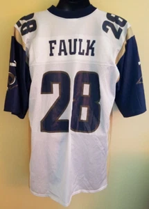 St. Louis Rams Marshall FAULK Puma NFL Football Jersey Used Size L Los Angeles - Picture 1 of 6