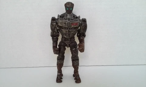 REAL STEEL ATOM THE JUNKYARD BOT 7 1/2" Deluxe Uppercut Action Figure Jakks 2011 Cover