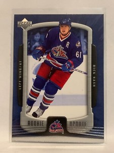 #28 Rick Nash Columbus Blue Jackets 2005-06 Upper Deck Rookie Update Hockey Card
