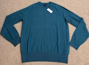 NWT! Brooks Brothers Cashmere 50/50 Crew Sweater Pull Over-Men’s Medium-$249 - Picture 1 of 5