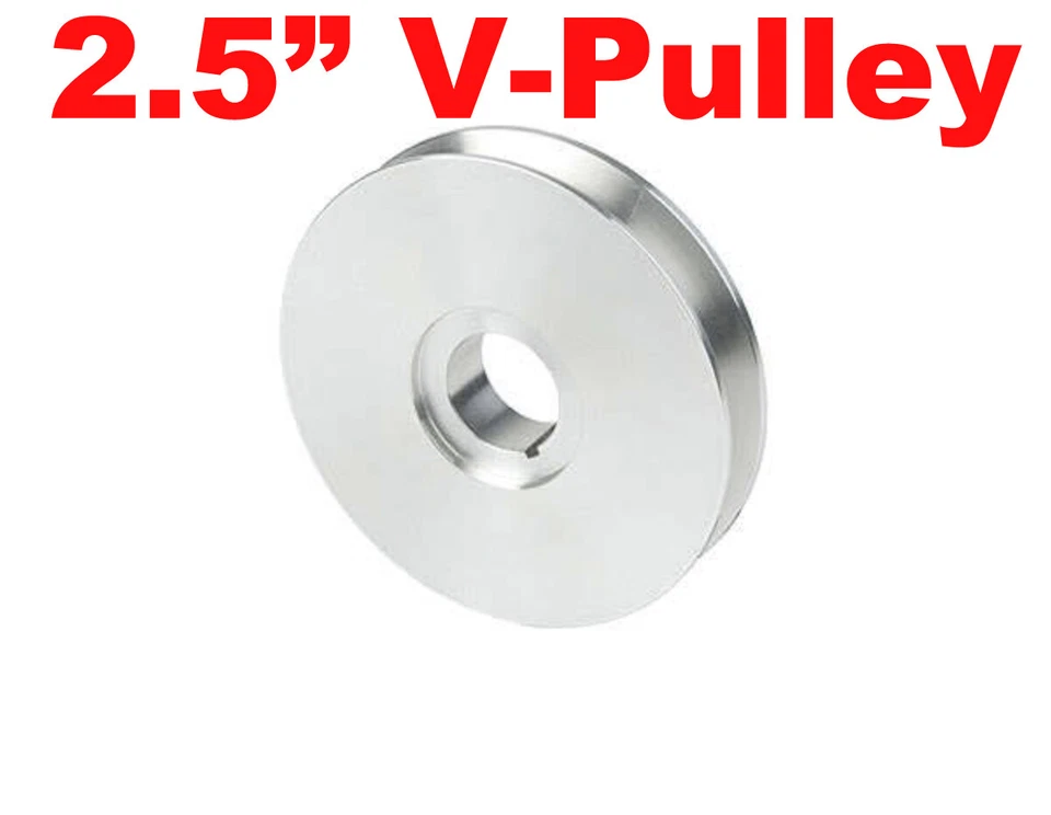 NOVA POLIA DE MANIVELA AEROMOTIVE 31706 2 1/2 POLEGADAS CORREIA EM V, IGUAL À MOROSO 23520 - Imagem 1 de 1
