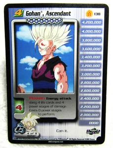 2001 Score Unlimited Dragon Ball Z DBZ CCG TCG Gohan , Ascendant #138 - Picture 1 of 2