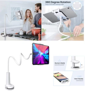 Gooseneck Tablet Stand Mount Holder iPad iPhone/Nintendo Switch Galaxy Tablet AU - Picture 1 of 12