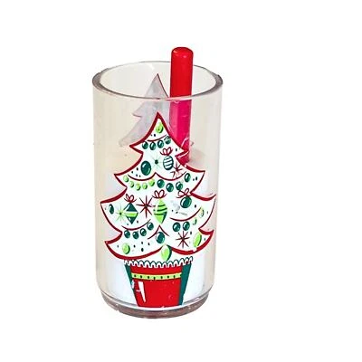 American Girl GLASS of MILK + Straw 2" Christmas Tree Santa Doll Accessory Toy - Image 1 of 4