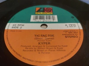 KYPER * TIC-TAC-TOE * 7" HIP HOP SINGLE EXCELLENT 1990 ATLANTIC A7910 - Foto 1 di 2