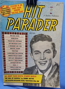 1962 Hit Parader Magazine Jan. Issue, Vtg, Jazz, Country, Pop Music - Foto 1 di 7
