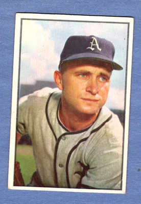 1953 BOWMAN COLOR BASEBALL #11 BOOBY SHANTZ                             AWESOME! - Image 1 of 2