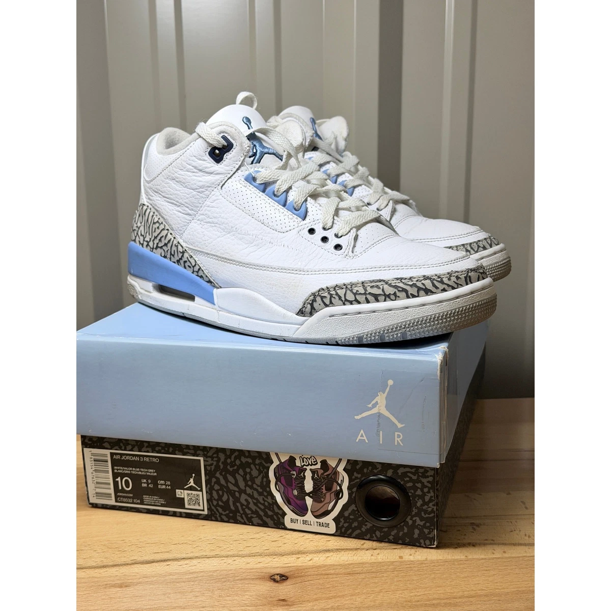 Jordan 3 Retro Mid UNC | eBay
