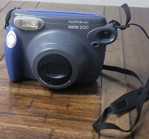 Fujifilm Instax 200 Instant Camera Blue and Gray  - Picture 1 of 6
