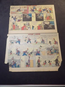 Mickey Mouse by Floyd Gottfredson - dec 1938 - 2 Half-Size Sundays - Picture 1 of 2