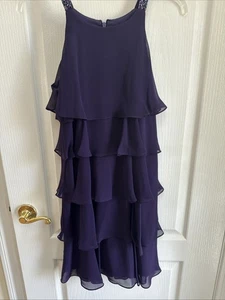 Stunning Color Purple Dress Size 4 - Picture 1 of 5