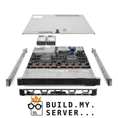 Dell PowerEdge R640 Server 2x Silver 4108 1.80Ghz 16-Core 128GB RAM 4x 8TB SAS - Image 1 of 4
