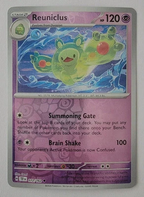 Reuniclus 072/162 Sv05: Temporal Forces Reverse Holo NM - Image 1 of 2