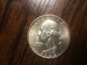 1963 D Washington Quarter - Picture 1 of 2