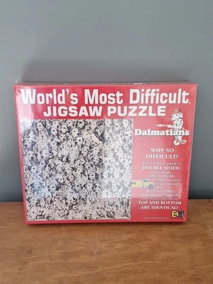 Rompecabezas más difícil del mundo dálmatas 529 piezas doble cara sellado Foto 1 de 2