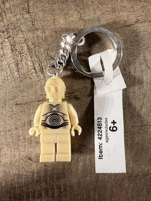LEGO Star Wars C-3PO Droide MiniFigura Llavero 4224513 Raro Original 2002 Foto 1 de 2