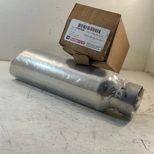 New GM 17801928 Chrome Angle Cut Dual Wall Exhaust Tip Silverado 1500 5.3L 07-11 - Picture 1 of 6