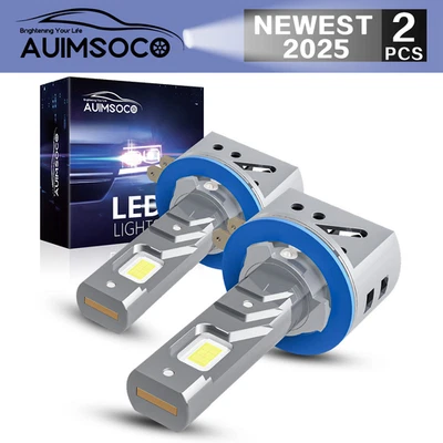 White H11B LED Headlight Bulb for Forte 2010-2013 Kia Optima 2007-2015 Low Beam - Image 1 of 4